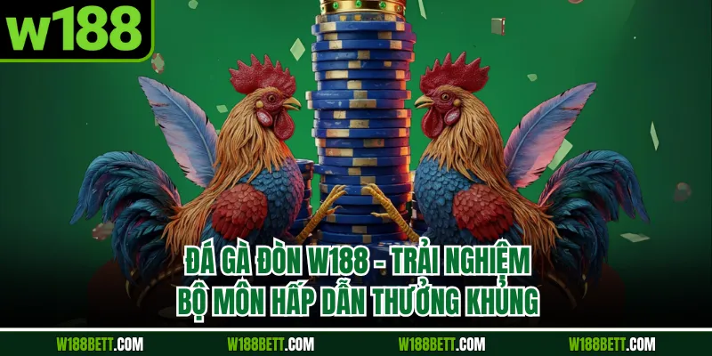 Đá Gà Đòn W188 - Trải Nghiệm Bộ Môn Hấp Dẫn Thưởng Khủng